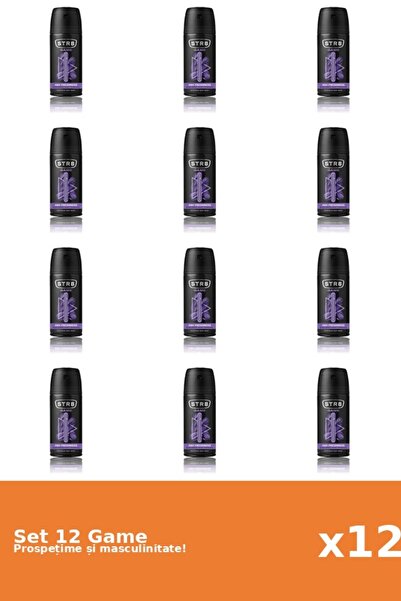 str8 Set 12 Deodorant Spray Game, 150 ml