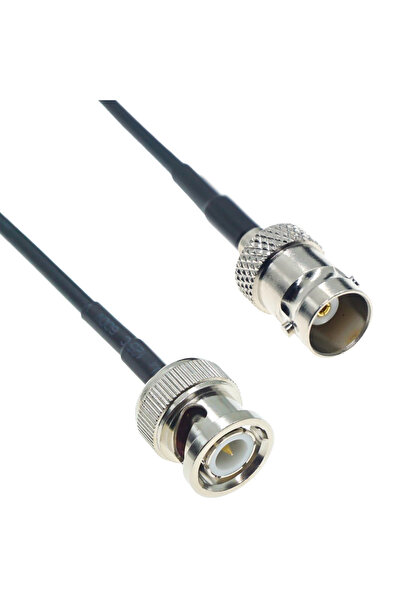 Choice95 1M MALE TO FEMALE RG174 Cable BNC To BNC Male Female Plug Jack Nut C...
