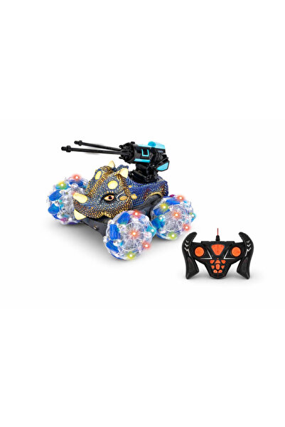 TOY LAND لعبة حركات بهلوانية تعمل بجهاز تحكم عن بعد مزودة بأضواء وموسيقى ودور...