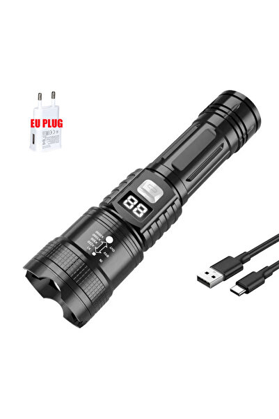 Heinast S431-A-EU PLUG Super Powerful Portable Torch Strong Light Long Range ...