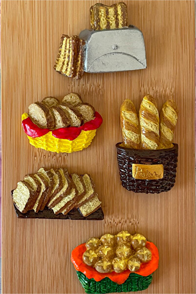 Jovial Hediyelik 5' li Emek Temalı Buzdolabı Magneti ( Fotoğraf ve Not Tutucu)