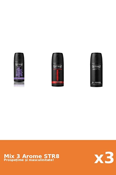 str8 Set 3 Mix STR8: 1x Game, 1x Original, 1x Red Code