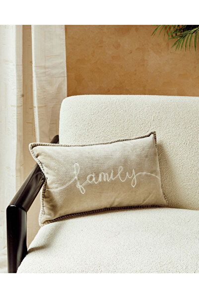 REDTAG وسادة من القطن المخملي من عائلة العاج