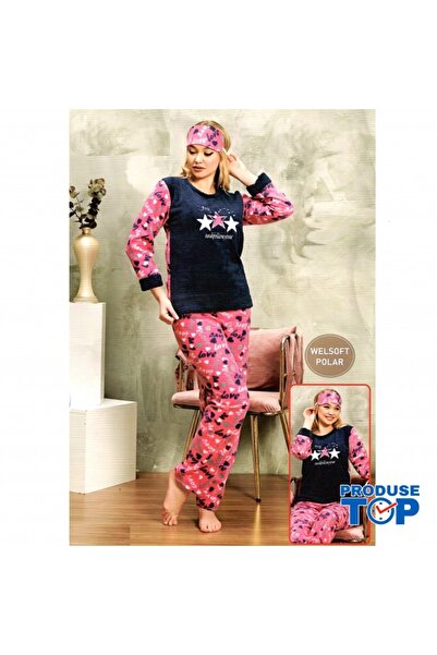 Produse.Top Red Cocolino Pajamas Thick Plush Material Three Pieces with Long ...