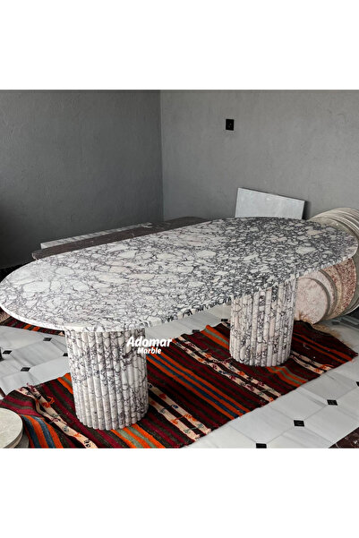 adomarmarblehandmadeandluxury Menekşe Yemek Masası