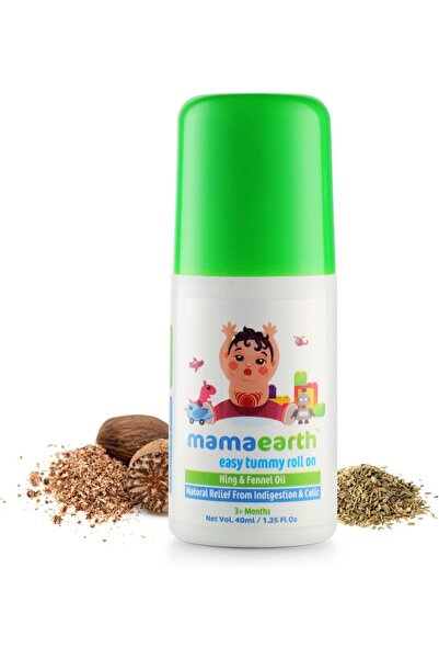 Mamaearth مسكن لآلام البطن للأطفال مع أسطوانة - 40 مل