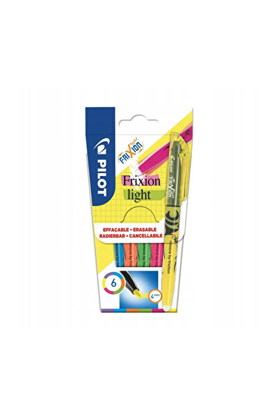 Pilot Frixion Light Silinebilir Mürekkepli Marker Kalem Seti 6 Neon Renk