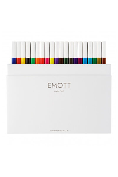 UNİ-BALL Fineliner UNI EMOTT PEM-SY, 0.4mm, set 40 culori