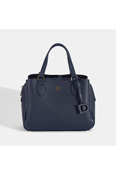 Desa Kadın Lacivert D Logolu Deri El Çantası