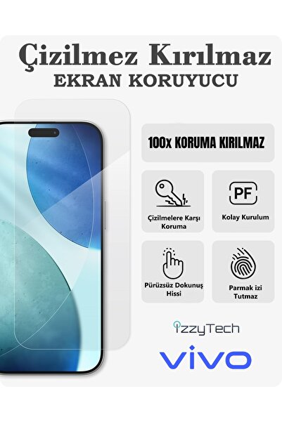 izzytech واقي شاشة فيفو Y32 نانو 9H |   طلاء كامل |   غير قابل للكسر |   عالي...