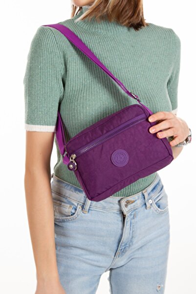 Newish Women's Fabric Cross Chest and Waist Bag