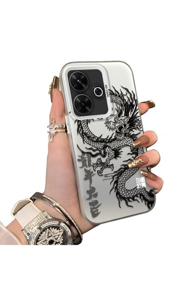 ucuc Xiaomi Poco M6 4g Compatible Hard Acrylic Back Silicone Edge Lens Protec...
