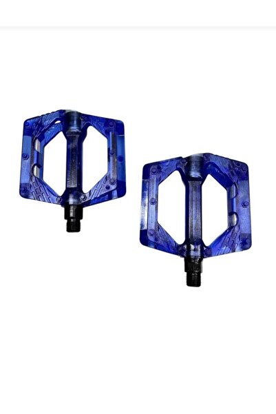 bossman ŞEFFAF RENKLİ PLATFORM ÇİVİLİ GENİŞ PEDAL PLATFORM BİSİKLET PEDALI RE...