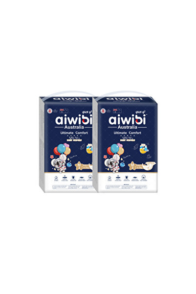 Aiwibi حفاضات أطفال فائقة الراحة، مقاس 3، 108 قطعة - عبوة من قطعتين