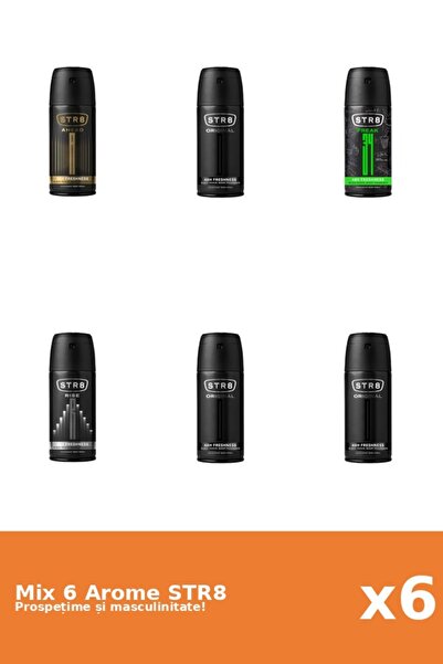 str8 Set 6 Mix STR8: 1x Ahead, 1x FR34K, 3x Original, 1x Rise