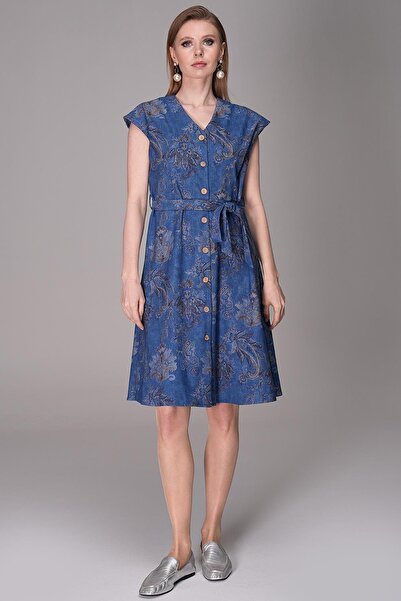 Journey Kolsuz-Önü Düğmeli Elbise