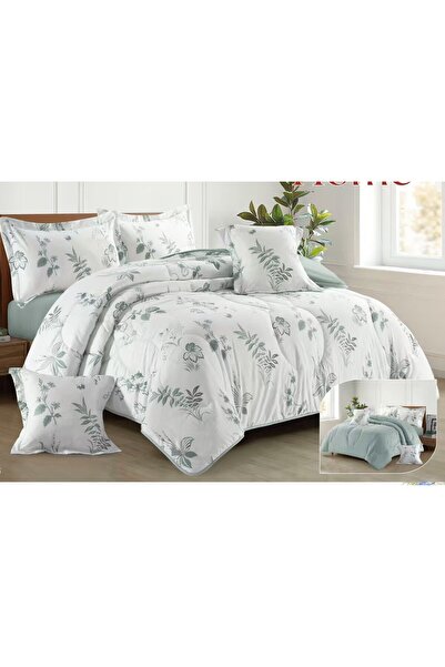 alzawia مفرش نفر مايكروفايبر صيفي قماش بارد 4قطع لحاف مقاس 220*170