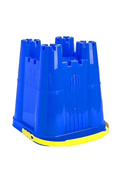 OEM Galeata Plaja Castel Albastra cu Maner 18.5x18.5x21cm