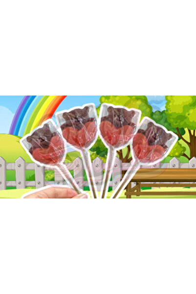 OEM Bomboane de Ziua Îndrăgostiților pe băț ursuleț cu inimă 40g