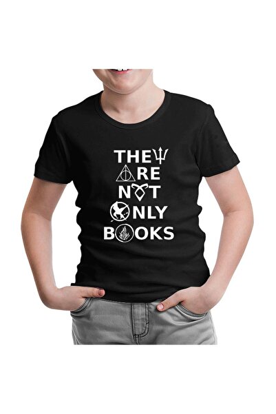 Lord T-Shirt إنهم ليسوا مجرد كتب، بل قميصًا أسود للأطفال