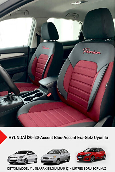 GM-DESIGN Premium Series Luxury Linen Universal Car Seat Cover (Hyundai İ20-İ...