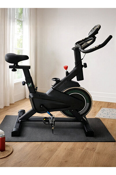 Fitness World دراجة تمارين رياضية بثمانية مستويات مقاومة، ومقبض قابل للتعديل،...