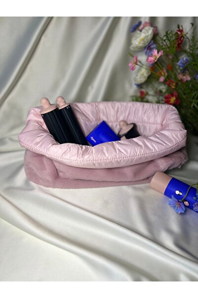 MELSEA Peluş Saç Şekillendirici Seyahat Çantası Airwrap Uyumlu Elyaf Dolgulu ...