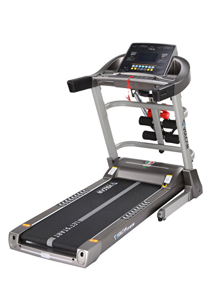 Volcan fitness VOLCAN VF-601 MI Motorized Treadmill: 3HP DC, Auto Incline, 14...