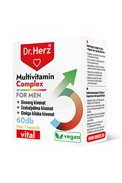 Dr Herz Capsule vegane Complex Multivitamine pentru barbati 60 buc