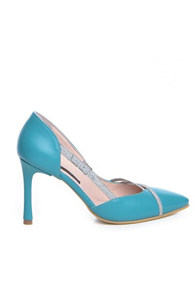 The 5th Element Pantofi stiletto piele naturala Turcoaz Carrie