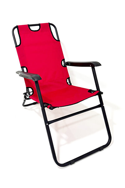 moniev Solis Katlanır Şezlong 3 Kademeli Portatif Kamp Sandalyesi Ve Plaj Şez...