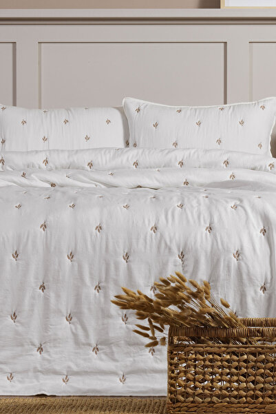 Elart Larissa Romantic Combination Set Double Dowry Set 9 Pieces Beige