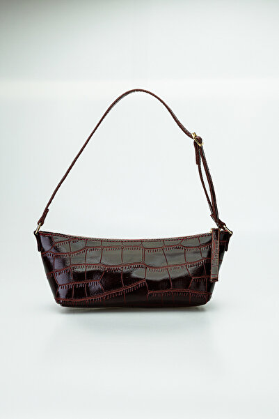 Nexora Knitted Pattern Zippered Adjustable Short Handle Women's Bag