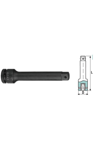 Özat Προέκταση κρούσης 3/4'' 3/4''