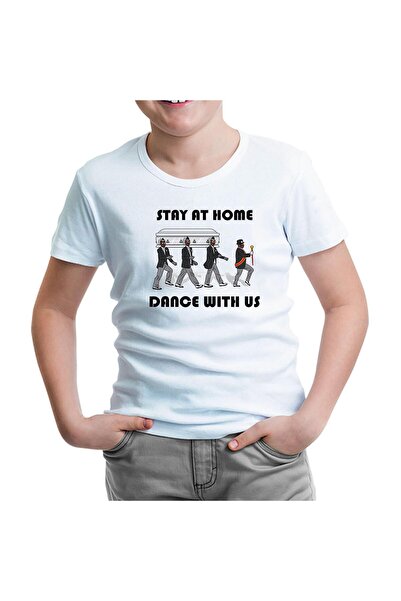 Lord T-Shirt قميص ستاي آت هوم - دانس ثري الأبيض للأطفال