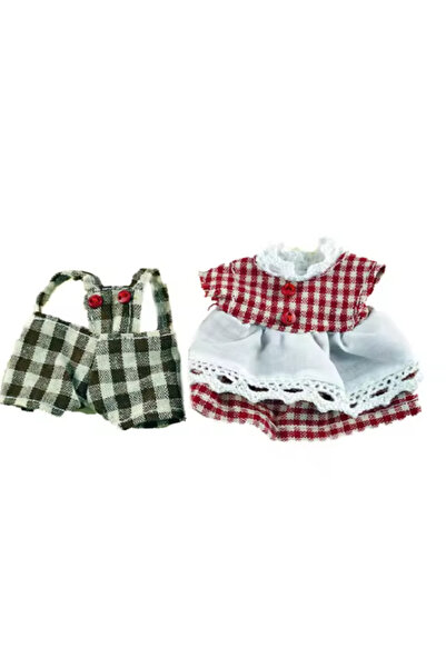 Choice YF--02 Dress Dollhouse Accessories 1:12 Forest Animal Family Clothes F...