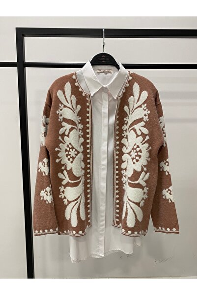 Hatun Atila Hatunatila Authentic Patterned Cardigan - 3011-1