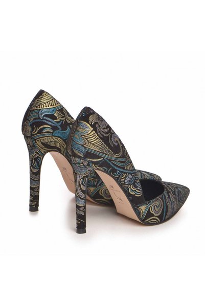 The 5th Element Pantofi stiletto piele naturala Negru Baroc