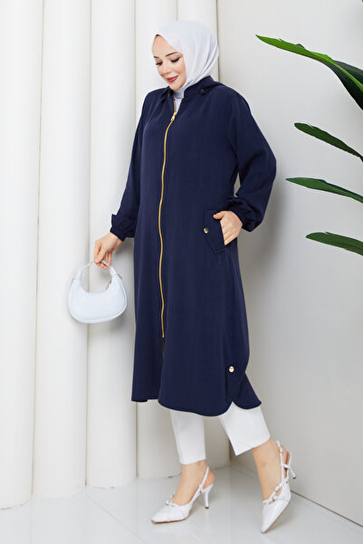 Pamuk Butik Жіночий купальник з кишенями та тунельним вирізом з шовку