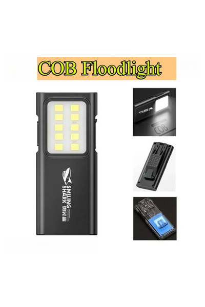 Choice tip65 Mini LED COB Flashlights Keychain Light EDC Flashlight USB Recha...