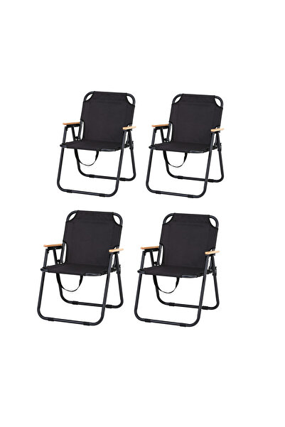 Zztcmp Folding Camping Chair,4 Pack Outdoor Folding Chair,Portable Lightweigh...