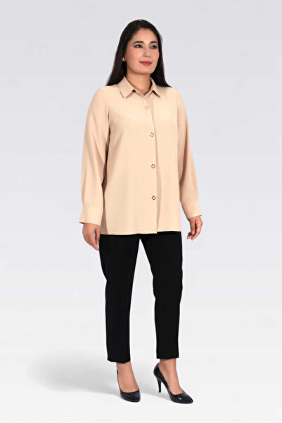 TOLGA SARAÇOĞLU Long Sleeve Stylish Blouse 10937