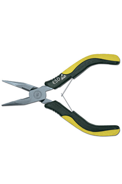 Egamaster Πένσα ESD με ίσια μύτη και λαβή δύο υλικών (για τηλεφωνία)