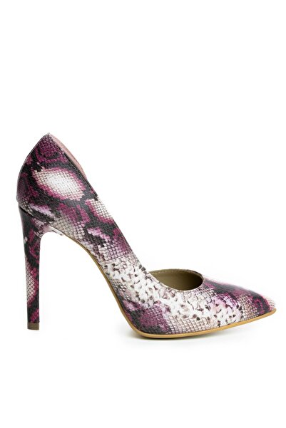 The 5th Element Pantofi stiletto piele naturala Fucsia Cut