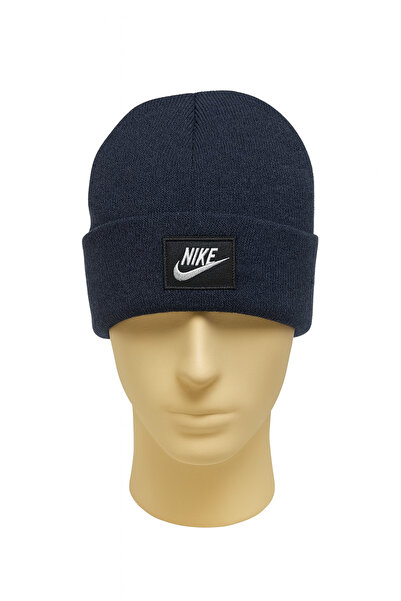NIKE Accessoires Unisex cap with applied logo, navy blue with black inserts