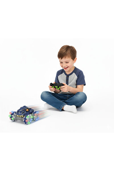 TOY LAND Remote Control Stunt Drift Car with LED Lights & Music, 360° Rotatio...