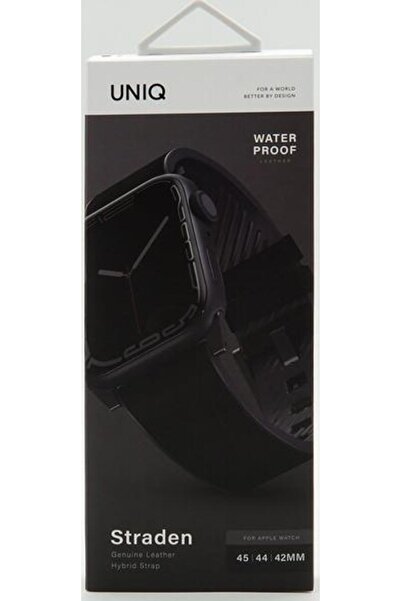 Other Curea UNIQ pentru Apple Watch 42/44/44/49mm Negru UNIQ-45MM-STRABLK