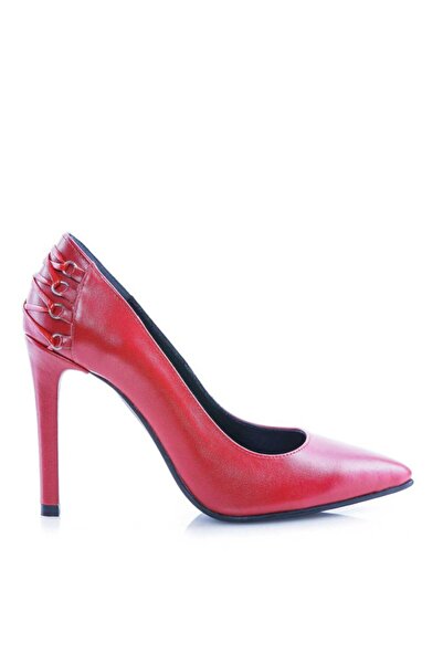The 5th Element Boudoir Red genuine leather stiletto shoes