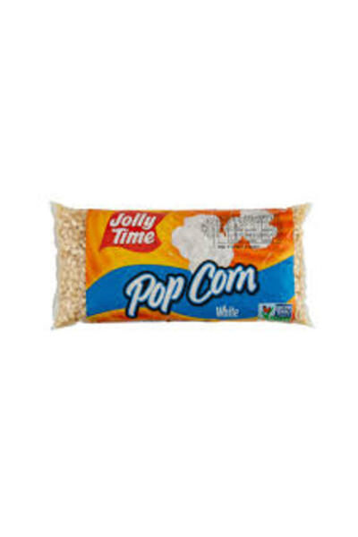 Jolly Time White Popcorn Kernels 453g, Popcorn for Popping