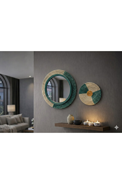 kattuna Wall Art Bohem Afrikan Jüt Duvar Dekorasyon Ürünü 2’li Set